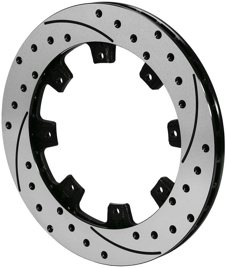 WILWOOD 11.75" Dia, 0.81" Width, .325" Hole Type, 8 x 7.00" Bolt Circle, 6.38 Wilwood 8 Bolt SRP Drilled & Slotted Performance Rotor ( l/H) 32 Vanes Black WB160-7102- SR