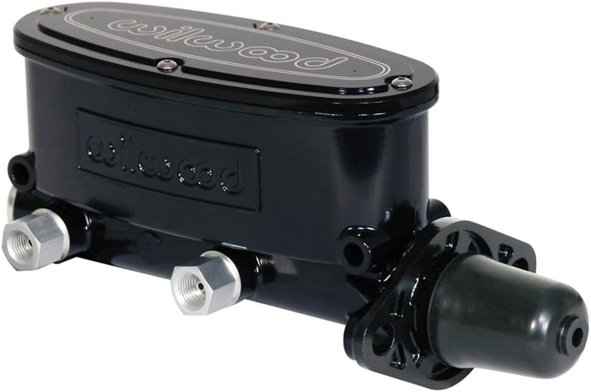 WILWOOD Wilwood 1-1/8" Aluminium Tandem Chamber Master Cylinder without Push Rod - Black WB260-8 SR