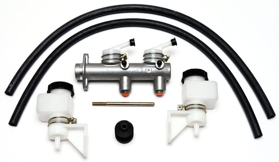 WILWOOD Wilwood 1" Combination Remote Tandem Master Cylinder with Remote Fluid Reservoirs WB260- SR